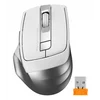 Мышь A4Tech Fstyler FG35 серебристый/белый оптическая (2000dpi) беспроводная USB (6but)