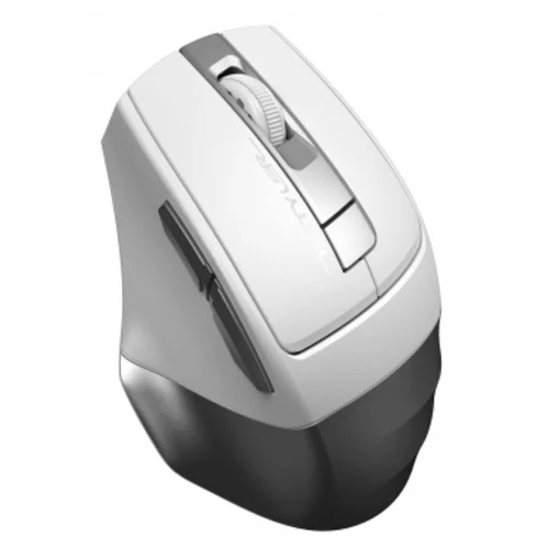 Мышь A4Tech Fstyler FG35 серебристый/белый оптическая (2000dpi) беспроводная USB (6but)