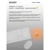 Мышь A4Tech Fstyler FG35 серебристый/белый оптическая (2000dpi) беспроводная USB (6but)
