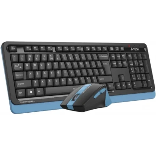 Клавиатура + мышь A4Tech Fstyler FGS1035Q клав:черный/синий мышь:черный/синий USB беспроводная