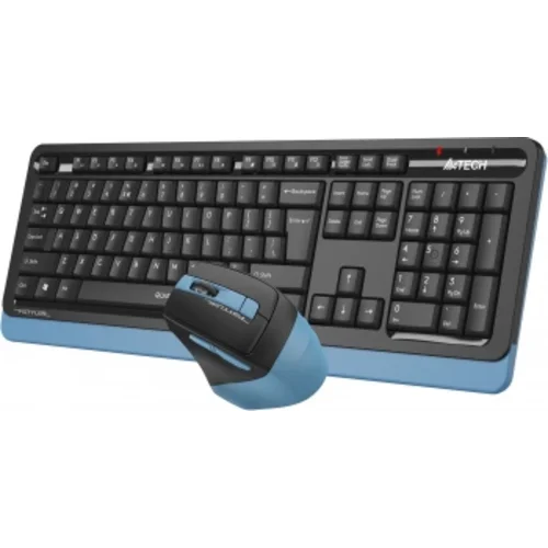 Клавиатура + мышь A4Tech Fstyler FGS1035Q клав:черный/синий мышь:черный/синий USB беспроводная