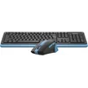 Клавиатура + мышь A4Tech Fstyler FGS1035Q клав:черный/синий мышь:черный/синий USB беспроводная
