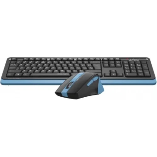 Клавиатура + мышь A4Tech Fstyler FGS1035Q клав:черный/синий мышь:черный/синий USB беспроводная