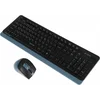 Клавиатура + мышь A4Tech Fstyler FGS1035Q клав:черный/синий мышь:черный/синий USB беспроводная
