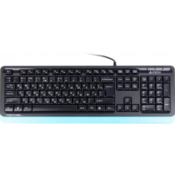 Клавиатура A4Tech Fstyler FK10 черный/синий USB