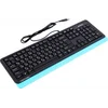 Клавиатура A4Tech Fstyler FK10 черный/синий USB