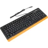 Клавиатура A4Tech Fstyler FK10 черный/оранжевый USB