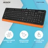 Клавиатура A4Tech Fstyler FK10 черный/оранжевый USB