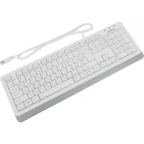 Клавиатура A4Tech Fstyler FK10 белый/серый USB