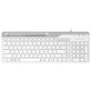 Клавиатура A4Tech Fstyler FK25 белый/серый USB slim