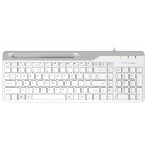 Клавиатура A4Tech Fstyler FK25 белый/серый USB slim