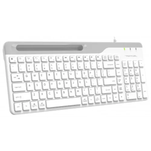 Клавиатура A4Tech Fstyler FK25 белый/серый USB slim