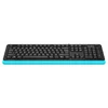 Клавиатура A4Tech Fstyler FKS10 черный/синий USB