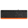Клавиатура A4Tech Fstyler FKS10 черный/оранжевый USB