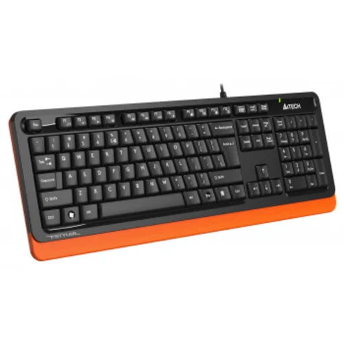 Клавиатура A4Tech Fstyler FKS10 черный/оранжевый USB