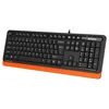 Клавиатура A4Tech Fstyler FKS10 черный/оранжевый USB