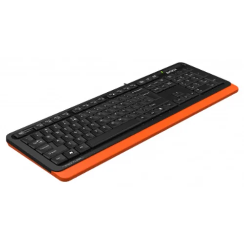 Клавиатура A4Tech Fstyler FKS10 черный/оранжевый USB