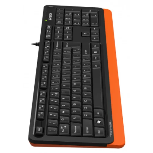 Клавиатура A4Tech Fstyler FKS10 черный/оранжевый USB