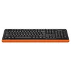 Клавиатура A4Tech Fstyler FKS10 черный/оранжевый USB