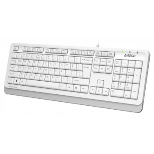 Клавиатура A4Tech Fstyler FKS10 белый/серый USB (FKS10 WHITE)