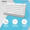 Клавиатура A4Tech Fstyler FKS11 белый/серый USB