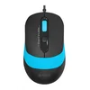 Мышь A4Tech Fstyler FM10 черный/синий оптическая (1600dpi) USB (4but)
