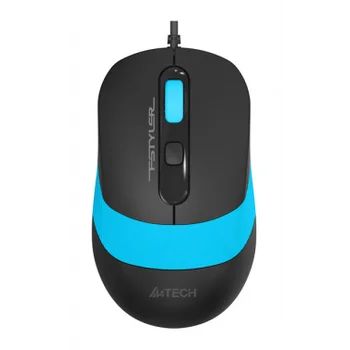 Мышь A4Tech Fstyler FM10 черный/синий оптическая (1600dpi) USB (4but)