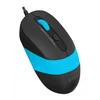 Мышь A4Tech Fstyler FM10 черный/синий оптическая (1600dpi) USB (4but)