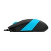 Мышь A4Tech Fstyler FM10 черный/синий оптическая (1600dpi) USB (4but)