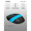 Мышь A4Tech Fstyler FM10 черный/синий оптическая (1600dpi) USB (4but)
