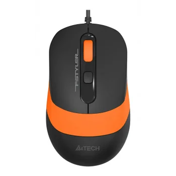 Мышь A4Tech Fstyler FM10 черный/оранжевый оптическая (1600dpi) USB (4but)