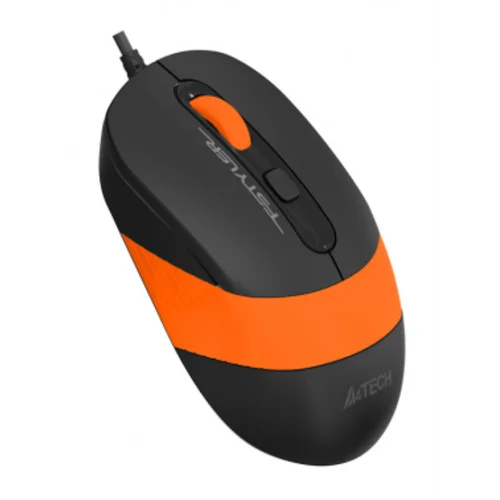 Мышь A4Tech Fstyler FM10 черный/оранжевый оптическая (1600dpi) USB (4but)