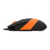 Мышь A4Tech Fstyler FM10 черный/оранжевый оптическая (1600dpi) USB (4but)