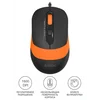 Мышь A4Tech Fstyler FM10 черный/оранжевый оптическая (1600dpi) USB (4but)