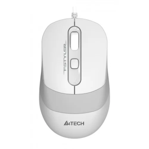 Мышь A4Tech Fstyler FM10 белый/серый оптическая (1600dpi) USB (4but)