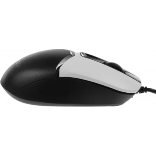 Мышь A4Tech Fstyler FM12 Panda белый/черный оптическая (1200dpi) USB (3but)