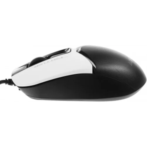 Мышь A4Tech Fstyler FM12 Panda белый/черный оптическая (1200dpi) USB (3but)