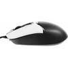 Мышь A4Tech Fstyler FM12S Panda белый/черный оптическая (1200dpi) silent USB (3but)