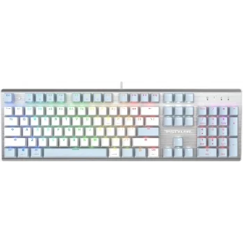 Клавиатура A4Tech Fstyler FS100 Neon механическая синий USB for gamer LED (FS100)