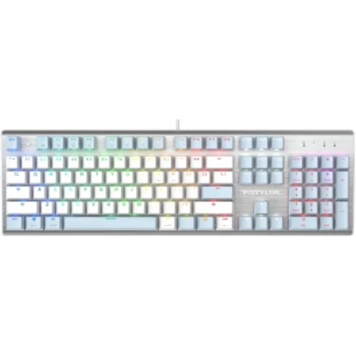 Клавиатура A4Tech Fstyler FS100 Neon механическая синий USB for gamer LED (FS100)