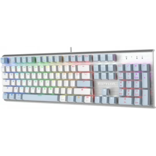 Клавиатура A4Tech Fstyler FS100 Neon механическая синий USB for gamer LED (FS100)