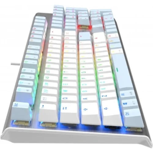 Клавиатура A4Tech Fstyler FS100 Neon механическая синий USB for gamer LED (FS100)