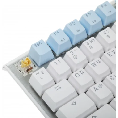 Клавиатура A4Tech Fstyler FS100 Neon механическая синий USB for gamer LED (FS100)