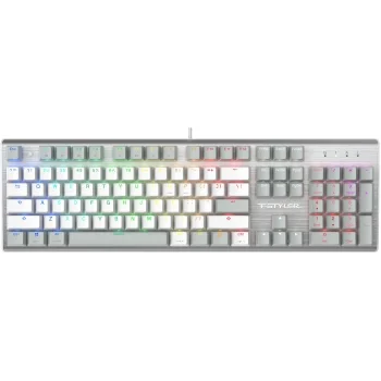 Клавиатура A4Tech Fstyler FS100 Neon механическая серый USB for gamer LED (FS100)