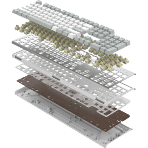 Клавиатура A4Tech Fstyler FS100 Neon механическая серый USB for gamer LED (FS100)