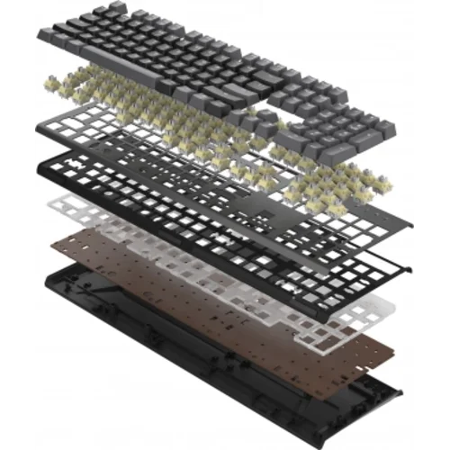 Клавиатура A4Tech Fstyler FS100 Neon механическая черный USB for gamer LED (FS100)