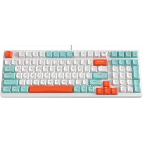 Клавиатура A4Tech Fstyler FS300 механическая белый USB for gamer LED (FS300 PANDA SNORKLENING)