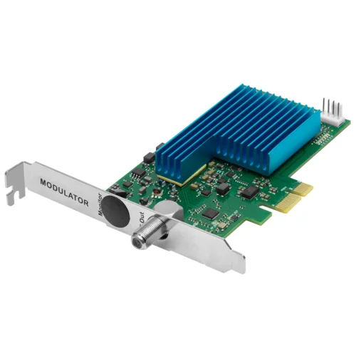 Карта 4-полосного QAM модулятора PCIe