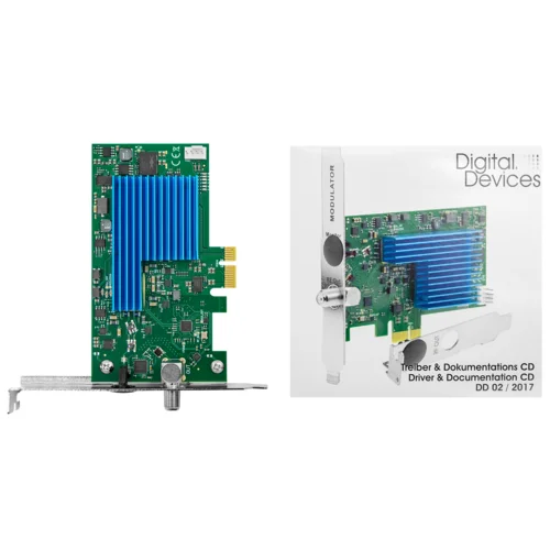 Карта 8-полосного QAM модулятора PCIe