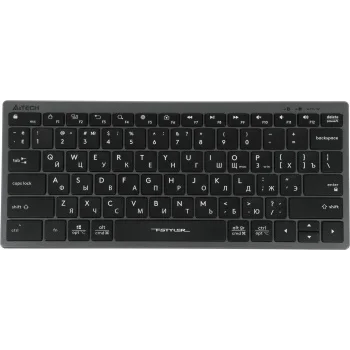 Клавиатура A4Tech Fstyler FX51 серый USB slim Multimedia (FX51 GREY)